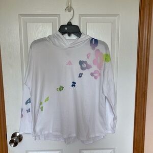 Adidas loose fit Coupe girls shirt size 14 NWOT
